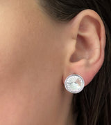 Rivoli clip earring