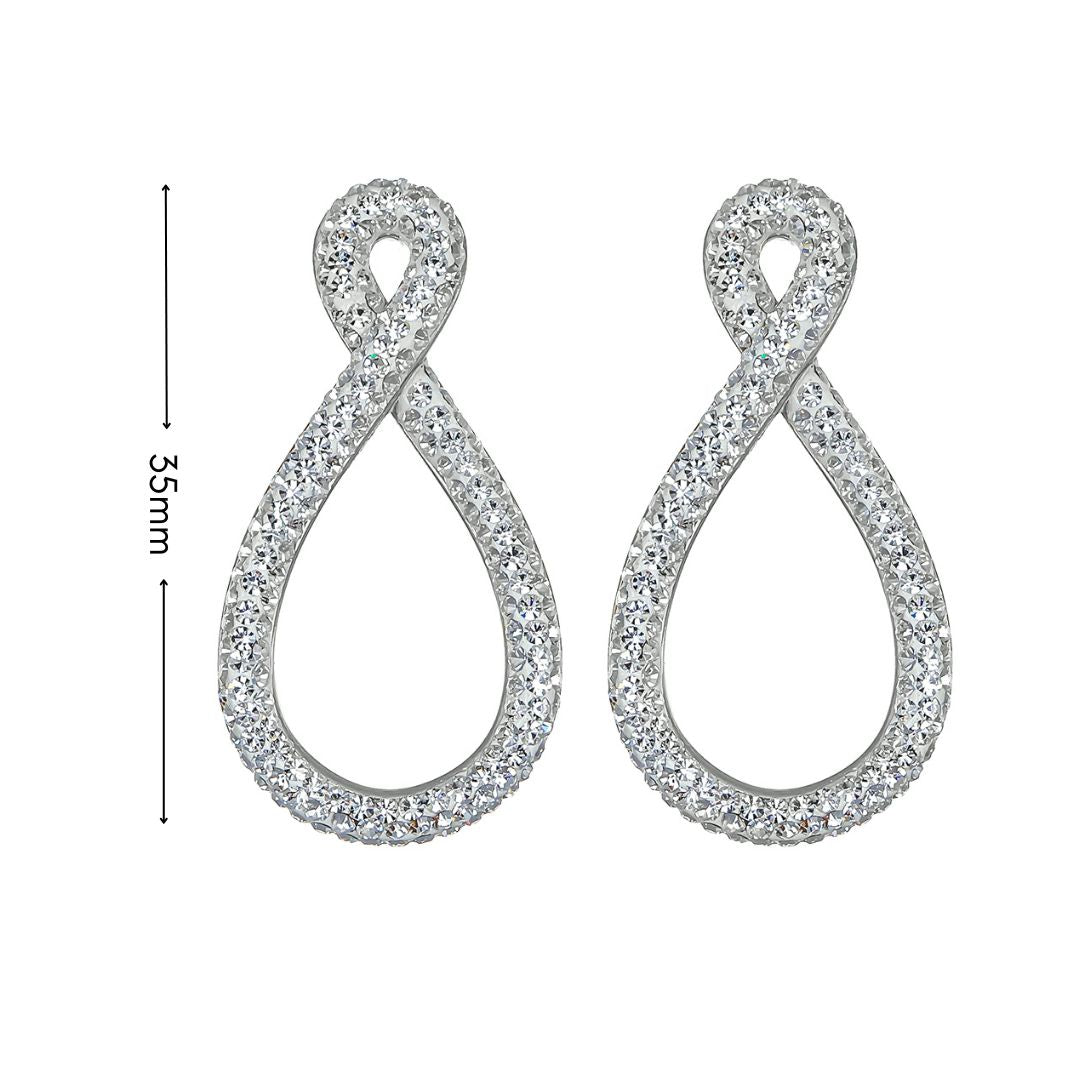 premium infinity earrings 