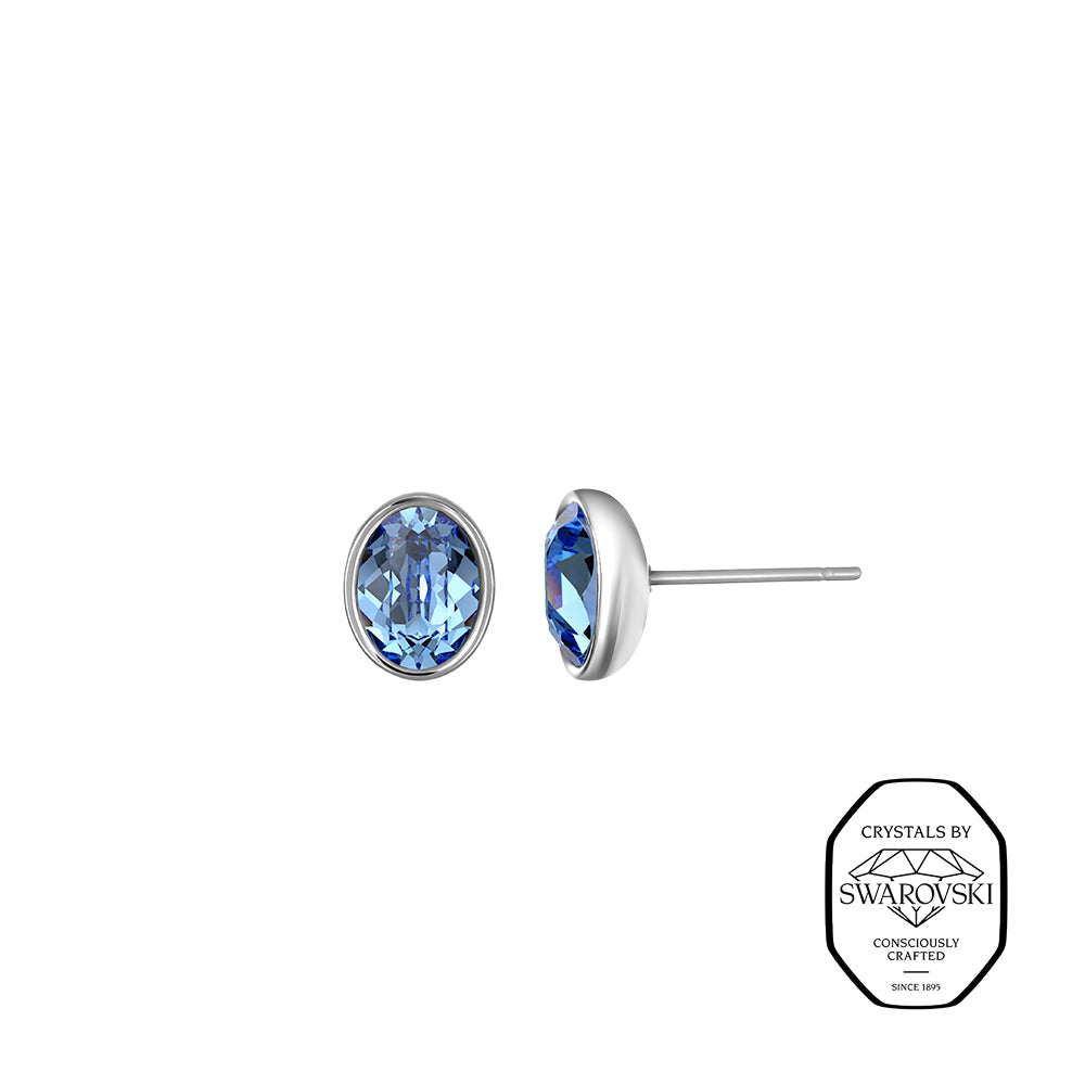 oval sunkissed small earrings