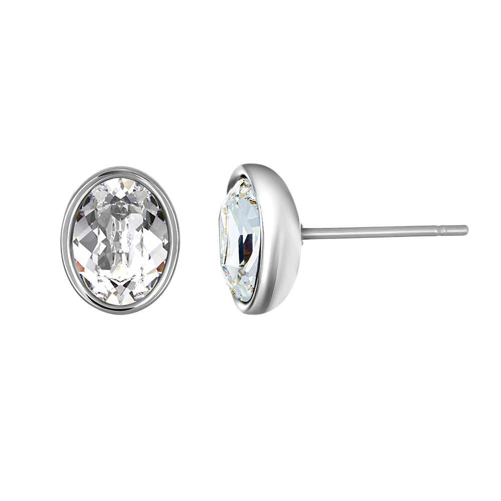 oval sunkissed small earring