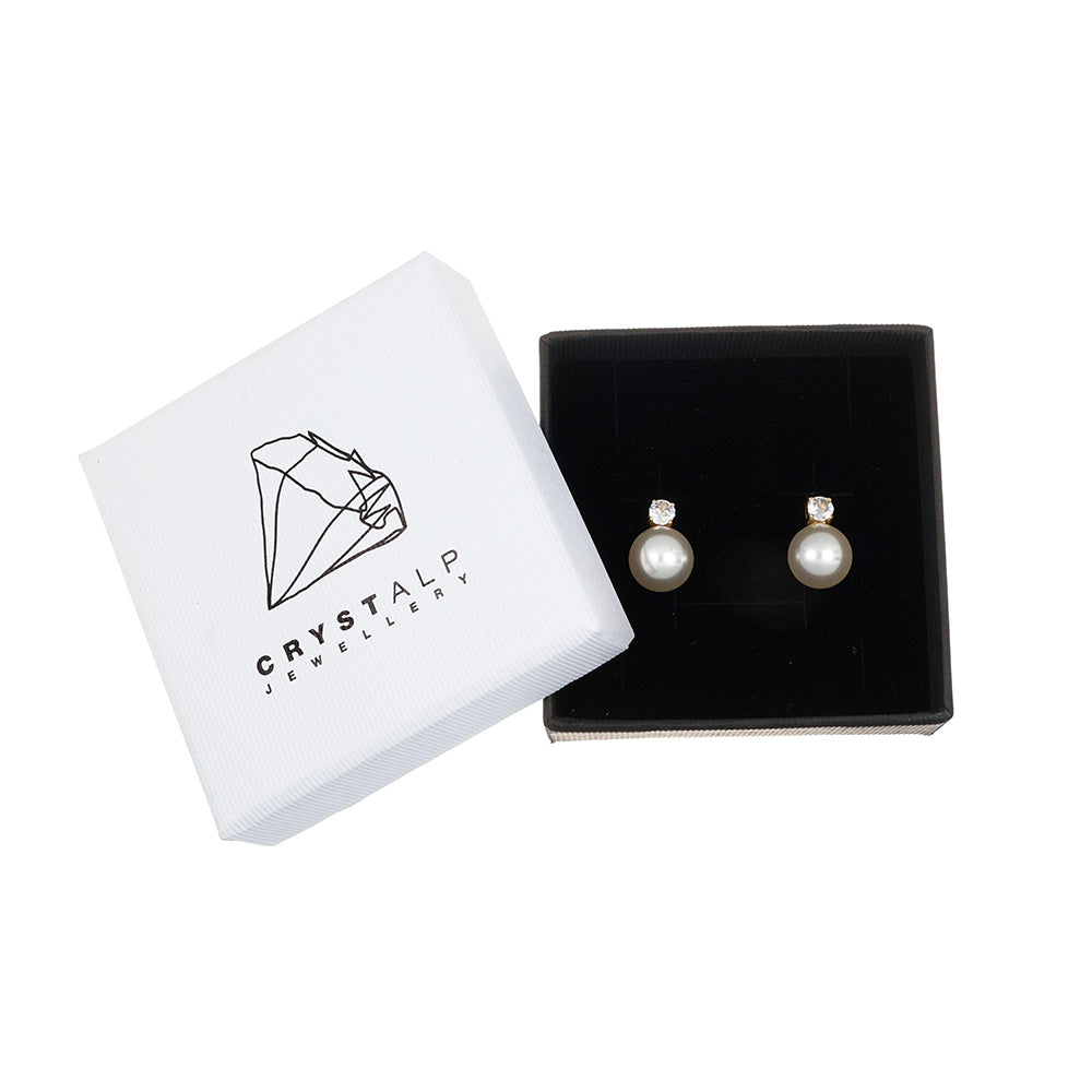 lune blanche pin earrings
