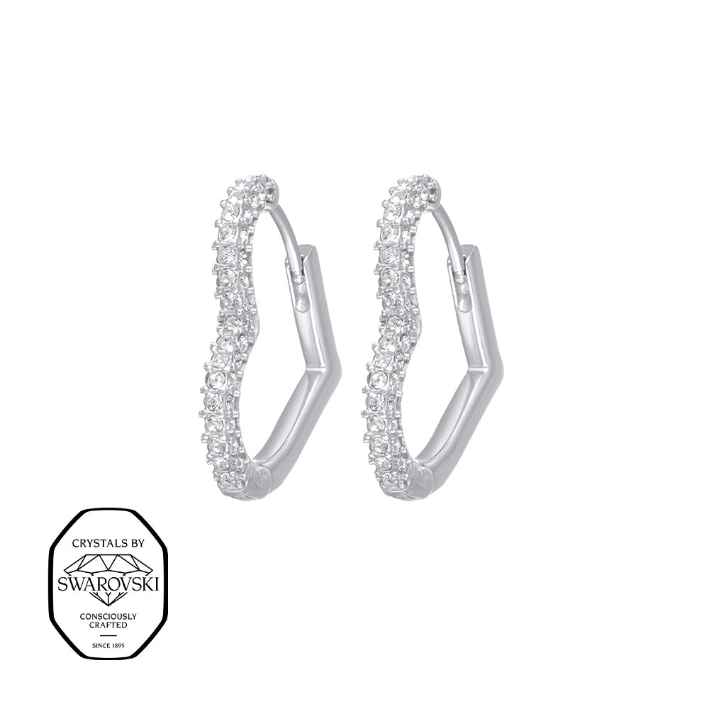 memories heart hoop - crystalpjewelry