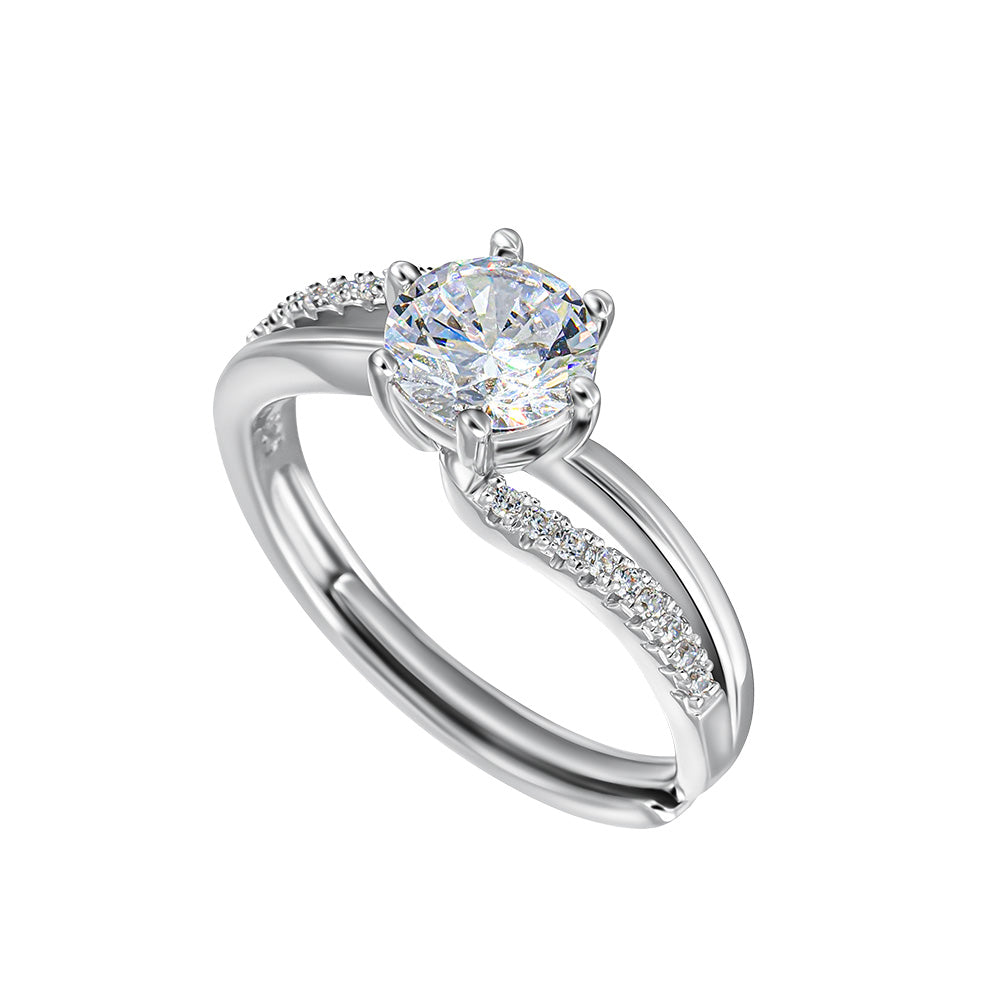 supreme silver ring adjustable