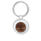Wooden Tree Of Life Key Ring