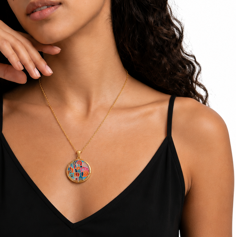 Window large pendant - crystalpjewelry