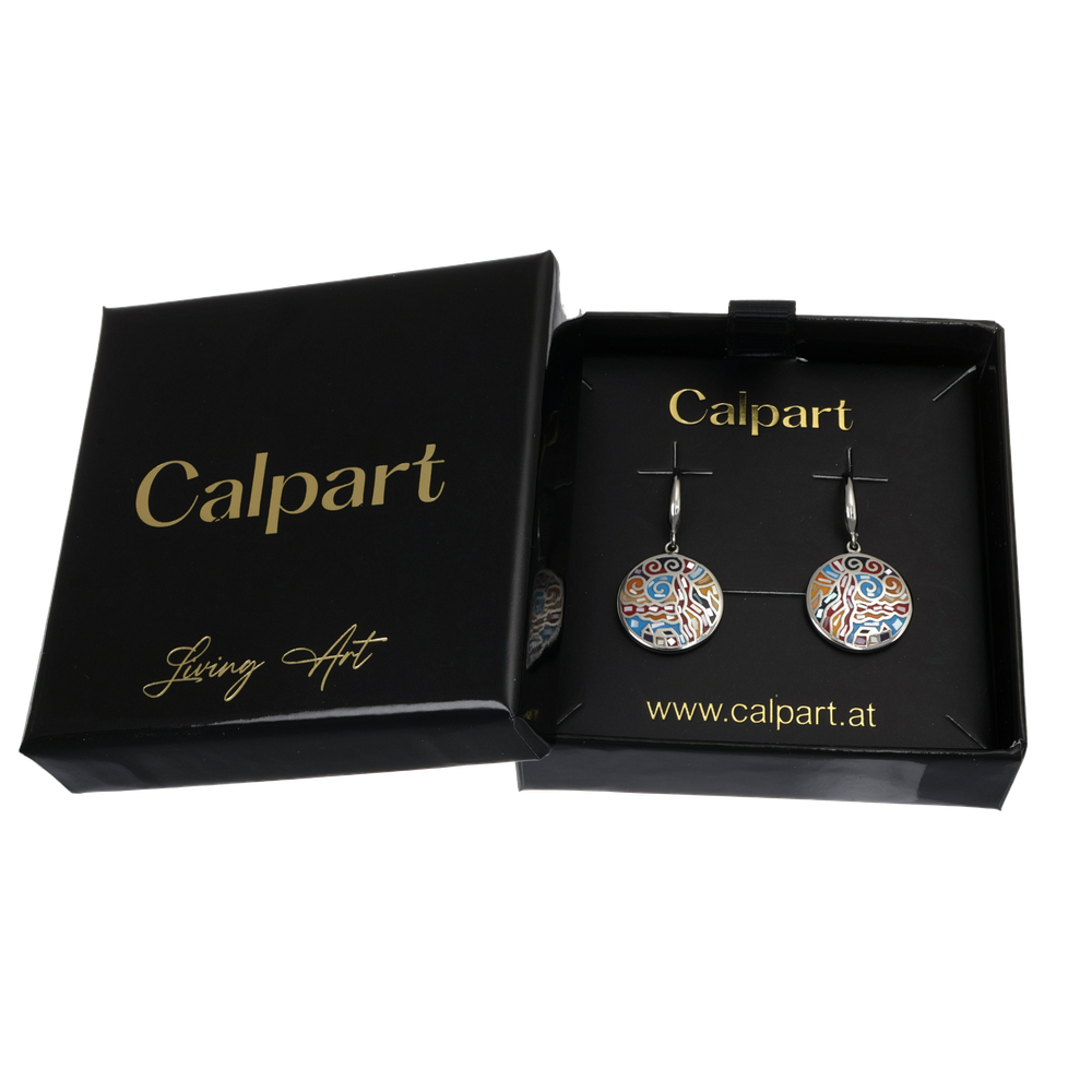 Trencadis hanging earrings - crystalpjewelry