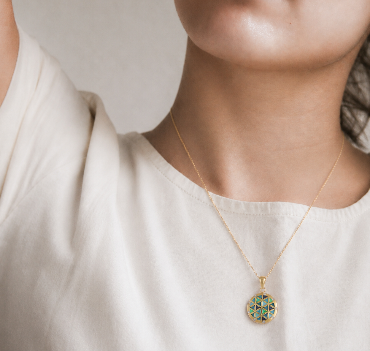 al andalus or small pendant - crystalpjewelry