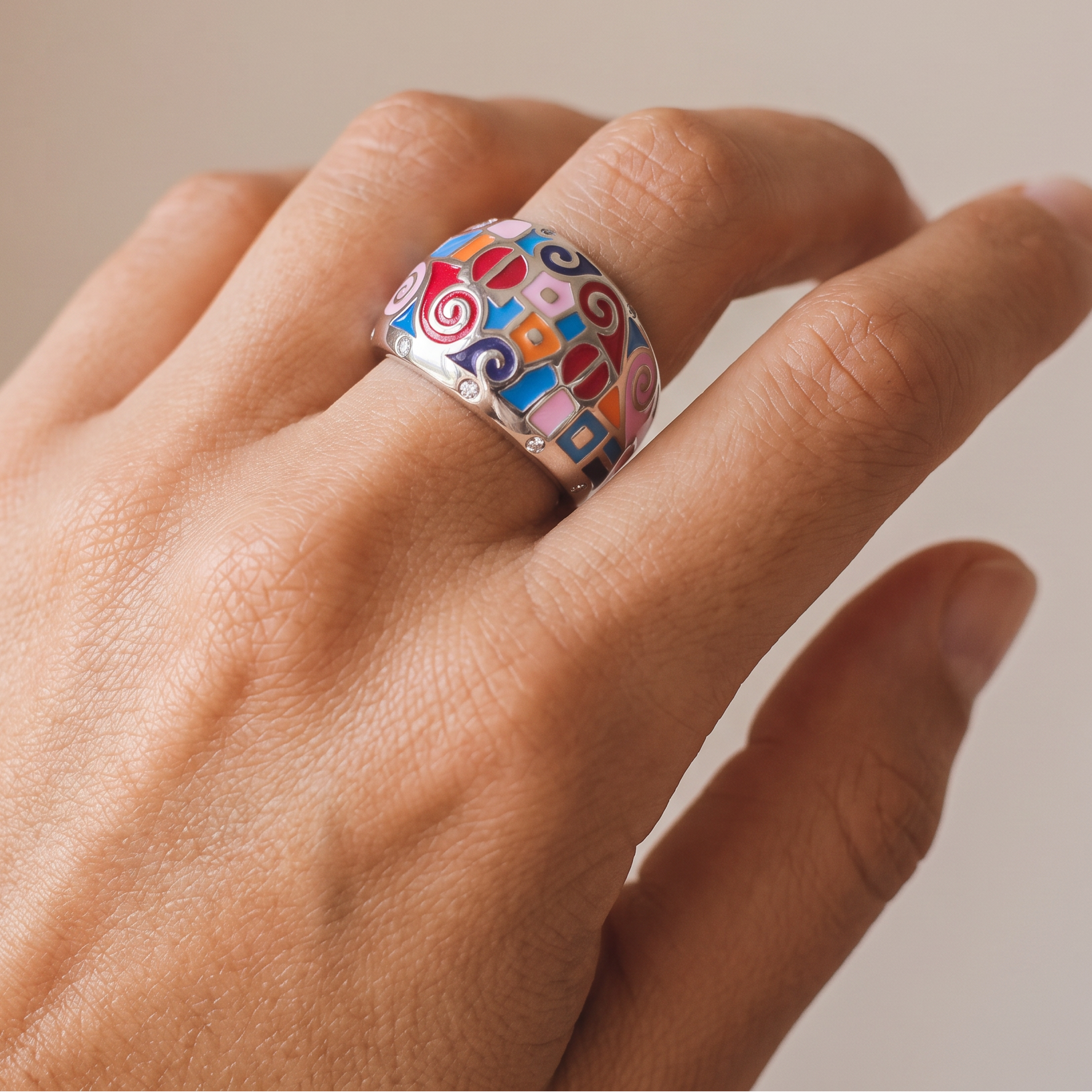 Window ring - crystalpjewelry