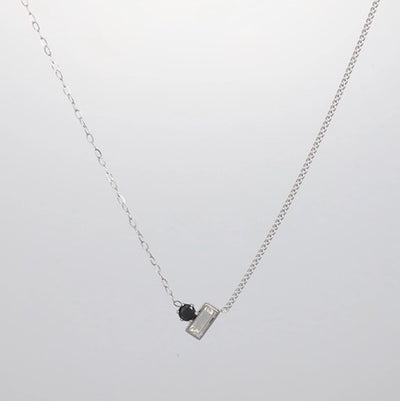 Crystalp Lustre Brill Pendant aus Edelstahl in Silber, Anhänger mit Swarovski® Kristallen verziert im Kontrast-Design