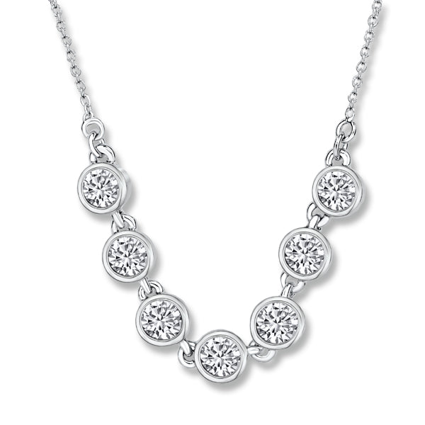 Tennis necklace - crystalpjewelry