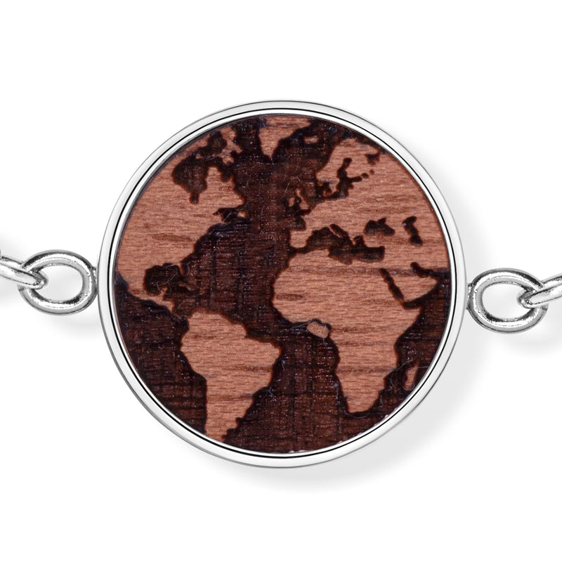 Wooden Earth Armband Produktfoto