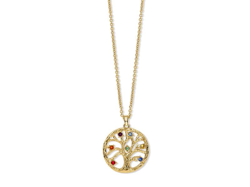 Chakra Tree Of Life pendant with chain