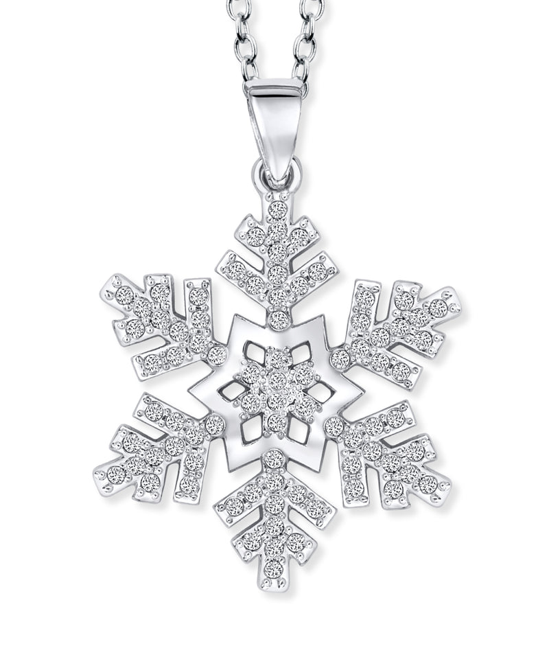 Snowflake Anhänger mit Kette