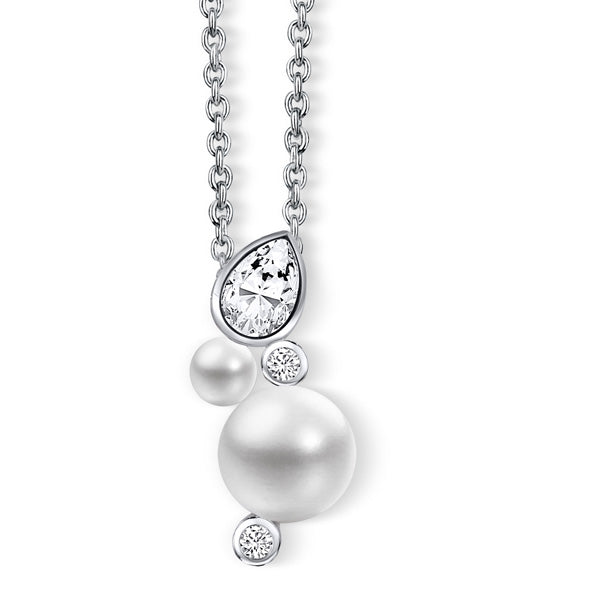 Crystal Pearl Pendant - crystalpjewelry