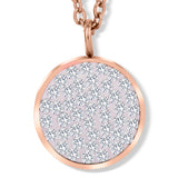 Round Coin Anhänger mit Kette Produktfoto