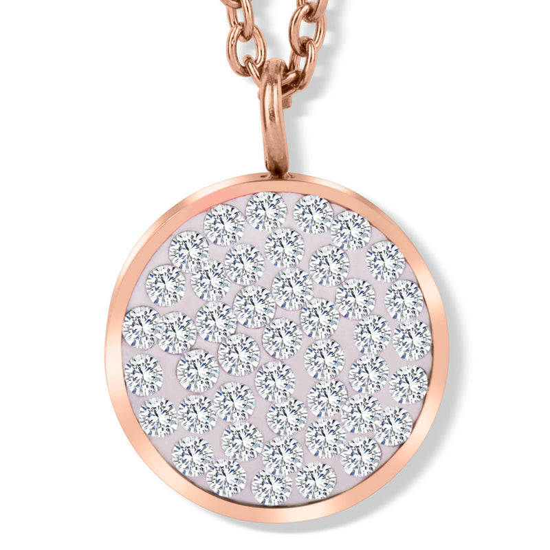 Round Coin Anhänger mit Kette Produktfoto