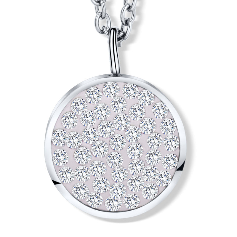 Round Coin Anhänger mit Kette Produktfoto