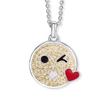 Kissing Smiley Pendant