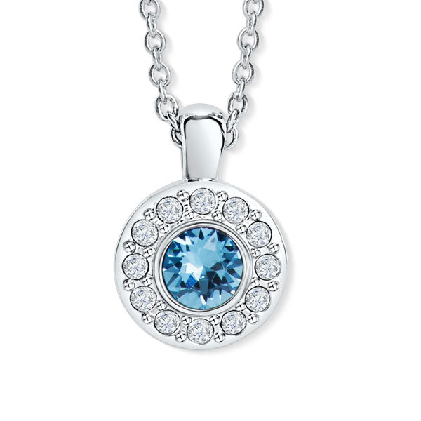 Classic Solitaire Anhänger mit Kette Produktfoto
