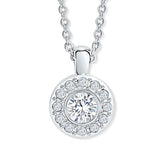 Classic Solitaire Anhänger mit Kette Produktfoto