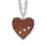 Heart Anhänger mit Kette Produktfoto