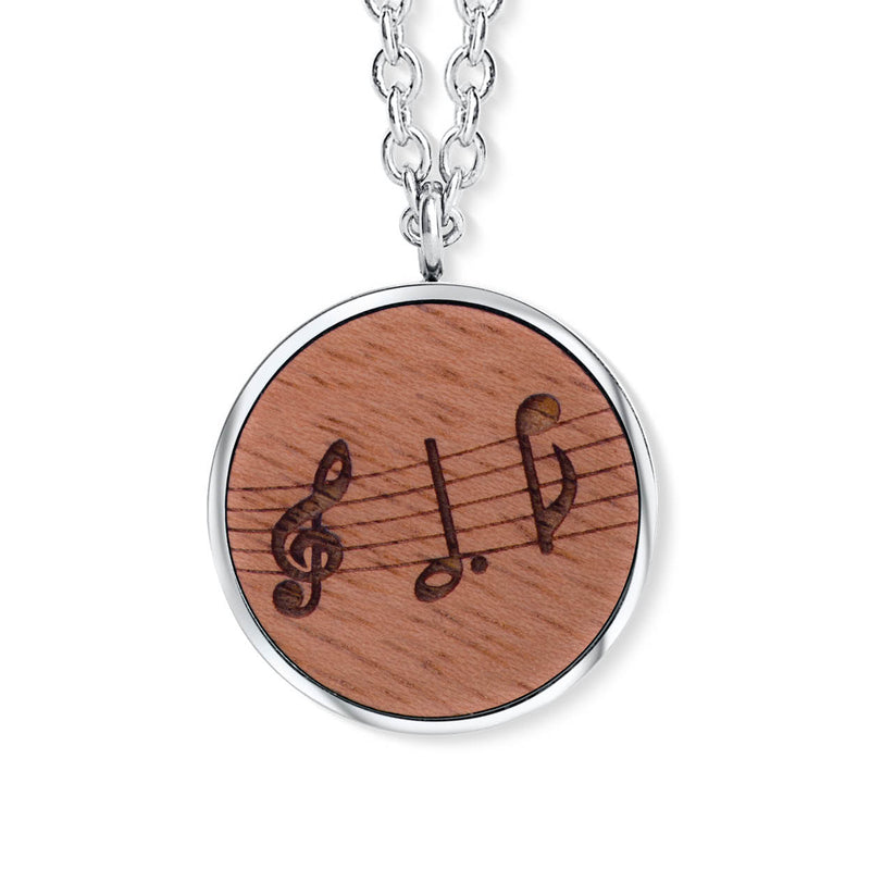 Music Notes Anhänger mit Kette Produktfoto