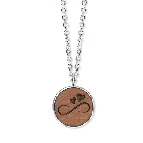 Wooden Infinity Pendant