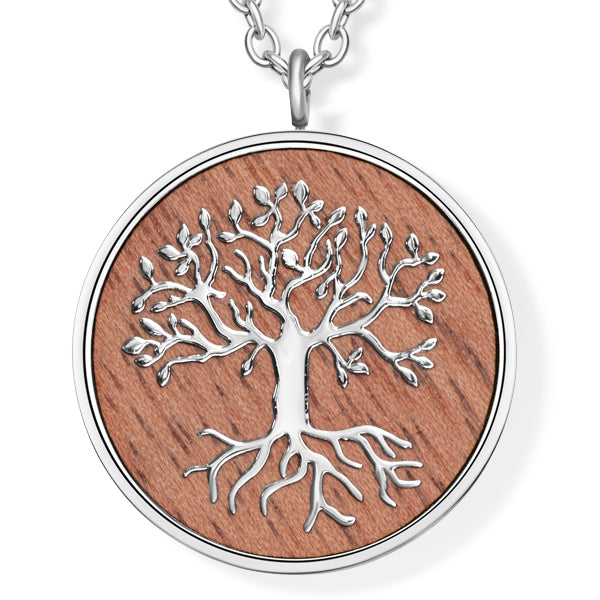 Silver Tree Of Life Anhänger mit Kette Produktfoto