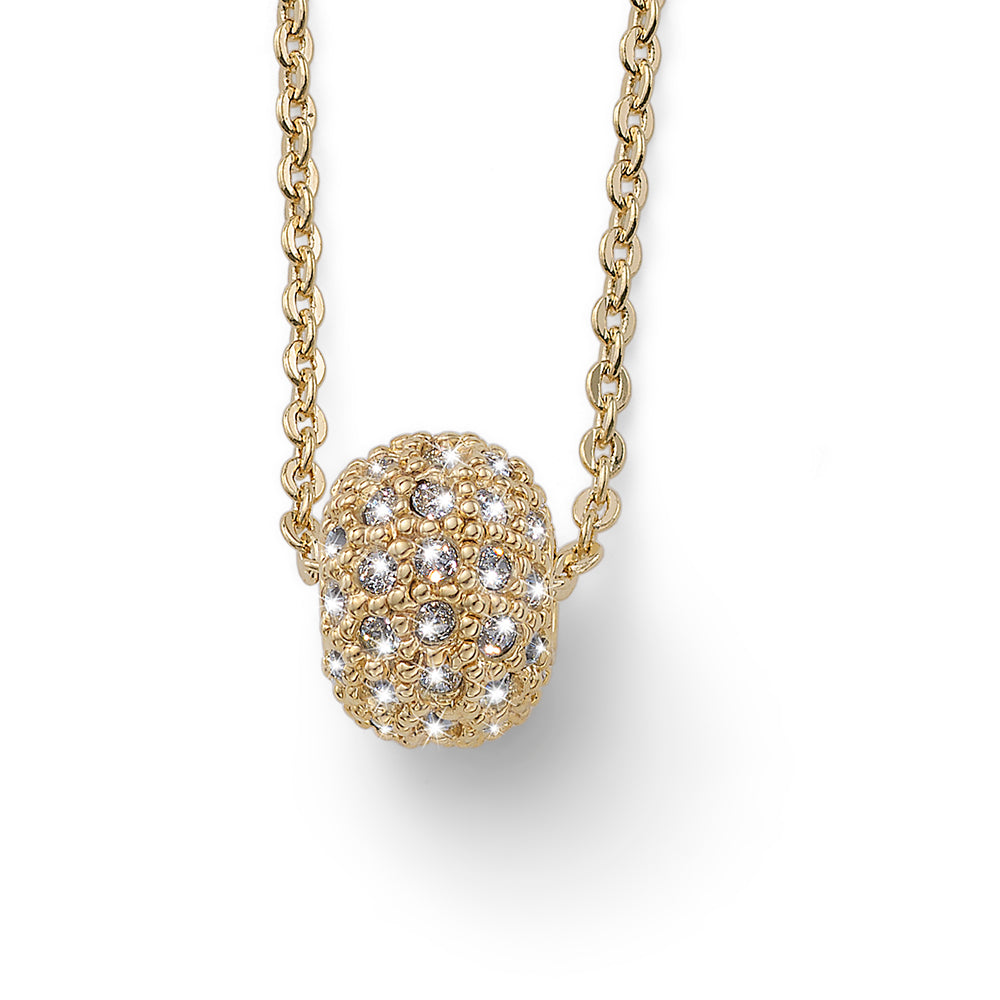 Pavee Ball Pendant - crystalpjewelry