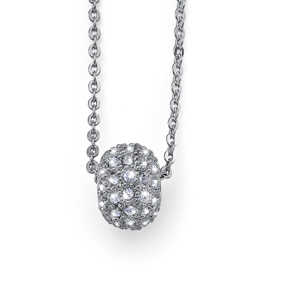 Pavee Ball Pendant - crystalpjewelry