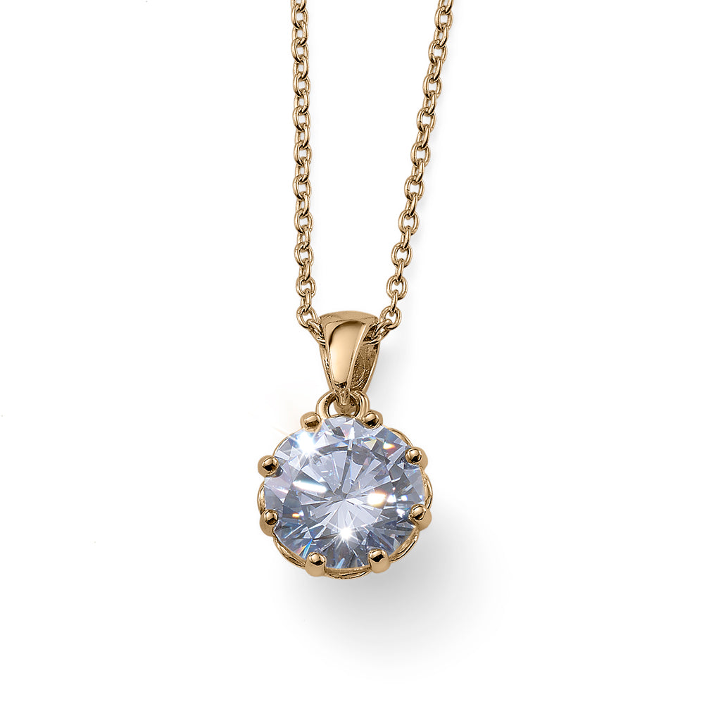 Exclusive Solitaire Silver Pendant - crystalpjewelry