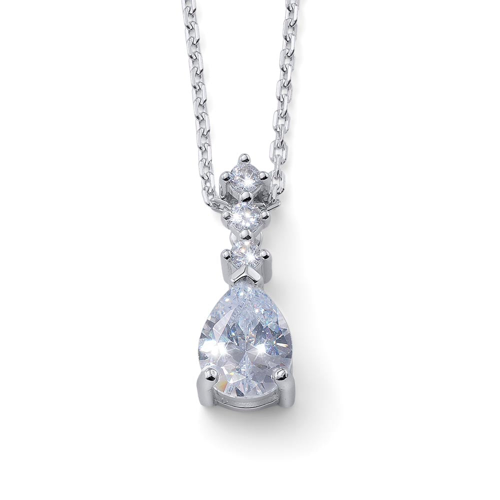 Happy Drop Silver Pendant - crystalpjewelry