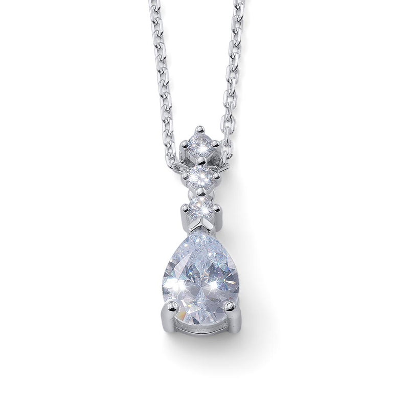 Happy Drop Silver Pendant