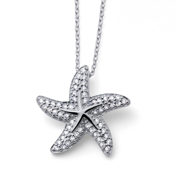 Super Starfish Silver Pendant