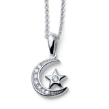 Moon and Star Pendant