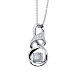 Ciondolo moderno Infinity in argento
