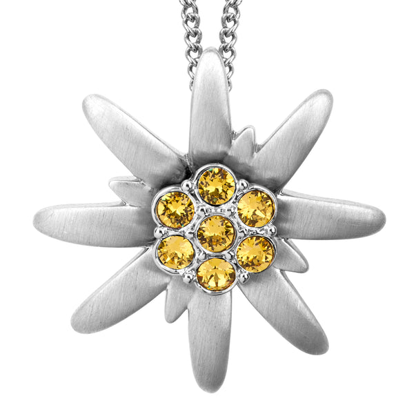 Heidi Edelweiss Anhänger mit Kette Produktfoto