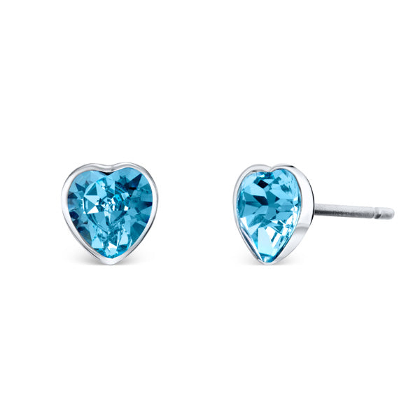 pendientes de corazón mini