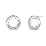 Round Line Earrings