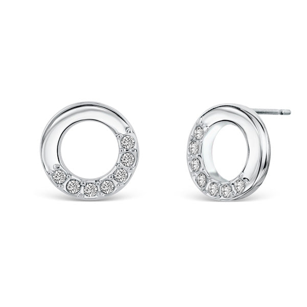 Round Line Earrings
