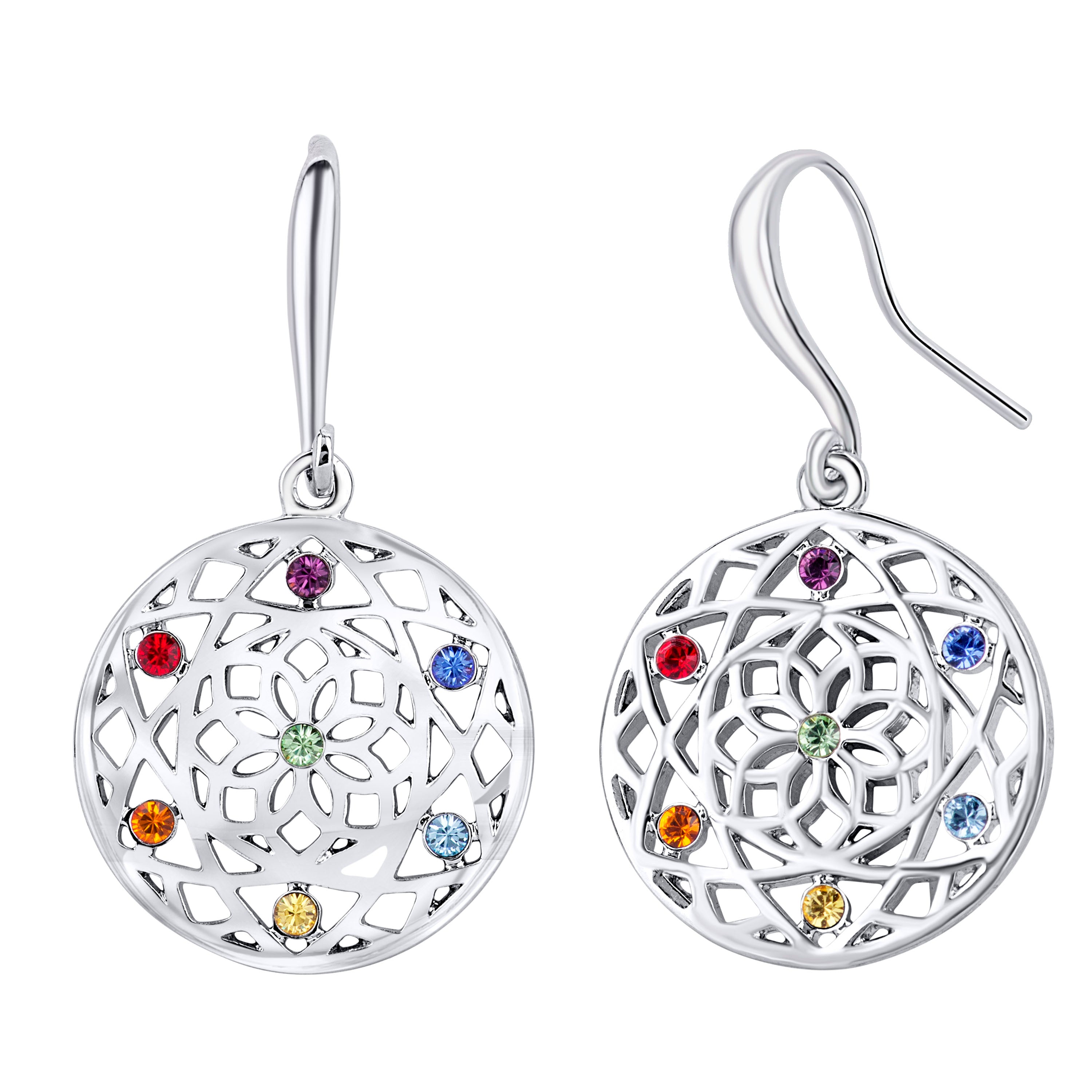 Chakra Flower Ohrringe Produktfoto