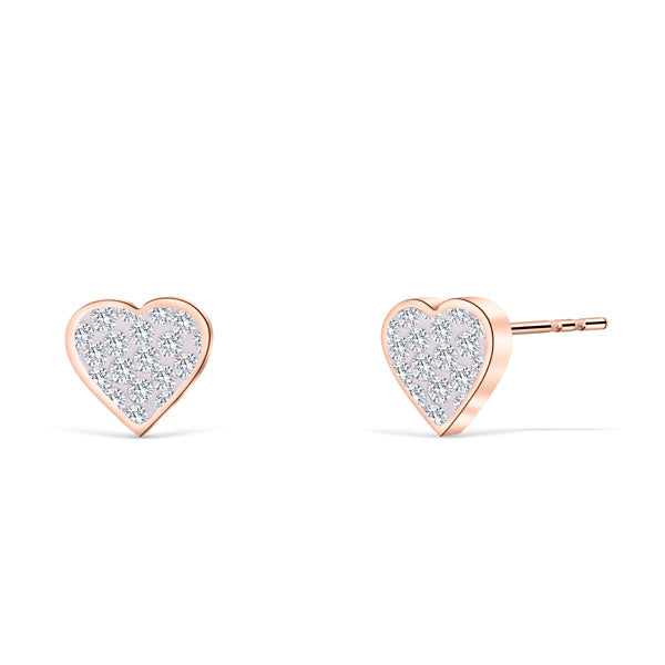 Heart Coin Earrings