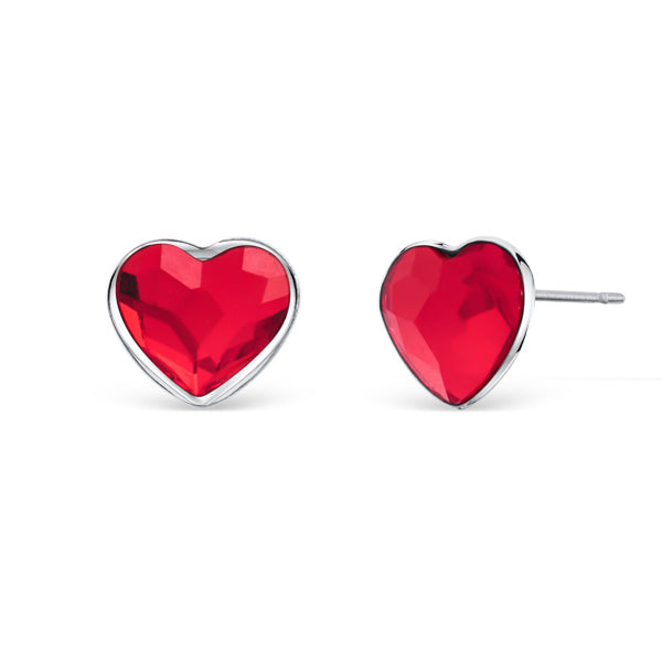 Simpatici orecchini a cuore