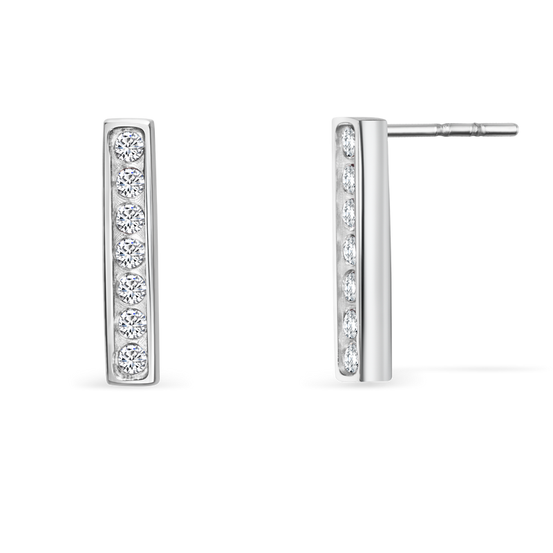 Stick Crystal Earrings