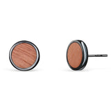 Wood Circle Ohrringe Produktfoto