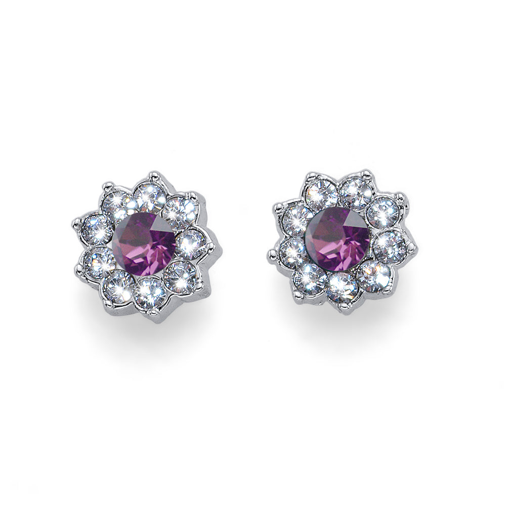 Tiny Flower Earring - crystalpjewelry