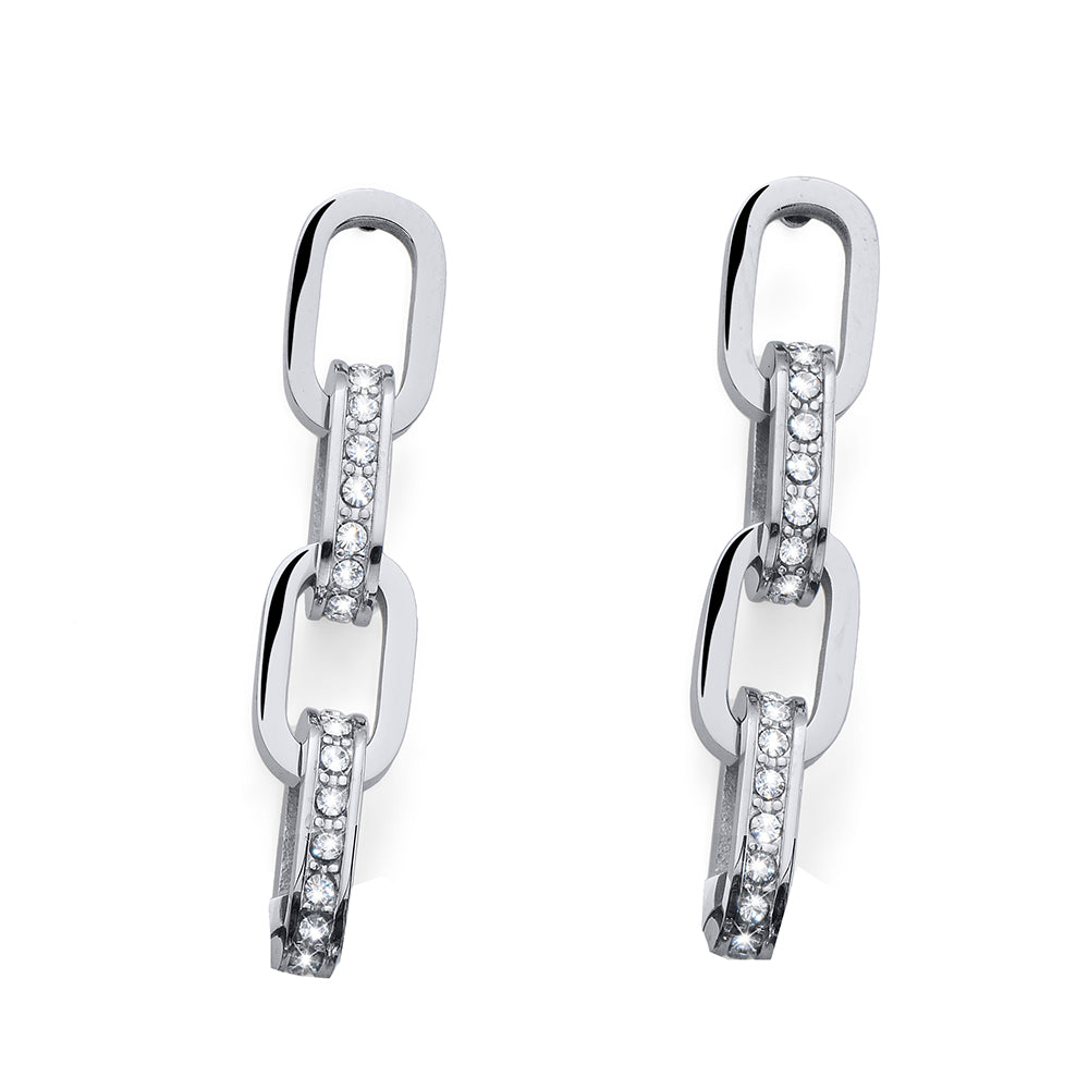 Touch Link Earrings - crystalpjewelry