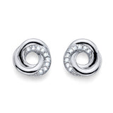 Trilogy Silver Earring