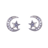 Moon Pin Earring