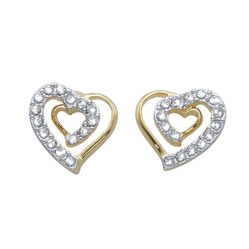 Double Love Pin Earrings